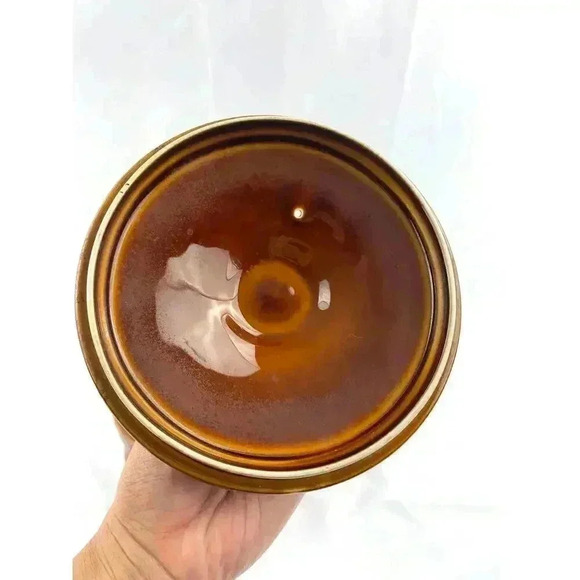 VTG Brown Ceramic Glazed Oven to Table Tureen by Adams Micratex Made in England - Picture 4 of 9